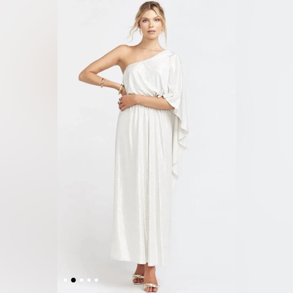 Show Me Your Mumu Celine One Shoulder Dress